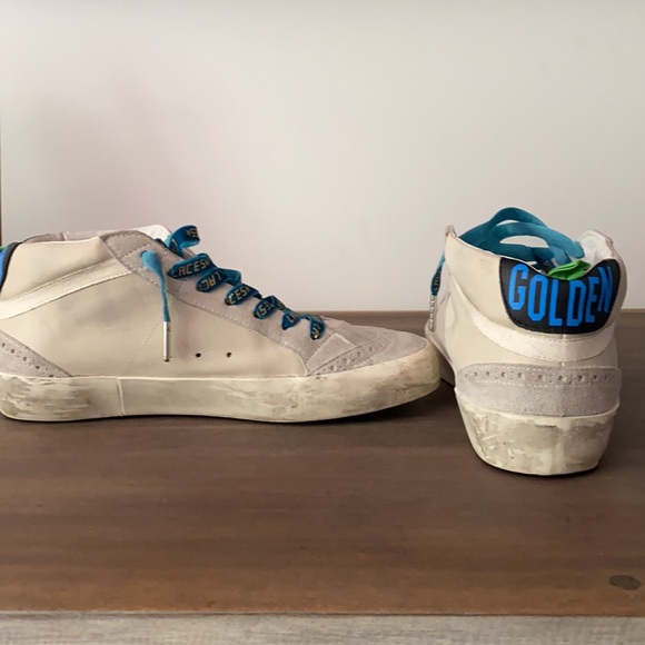 Golden Goose Mid Stars EU 39 with GREY laces - Picture 3 of 6